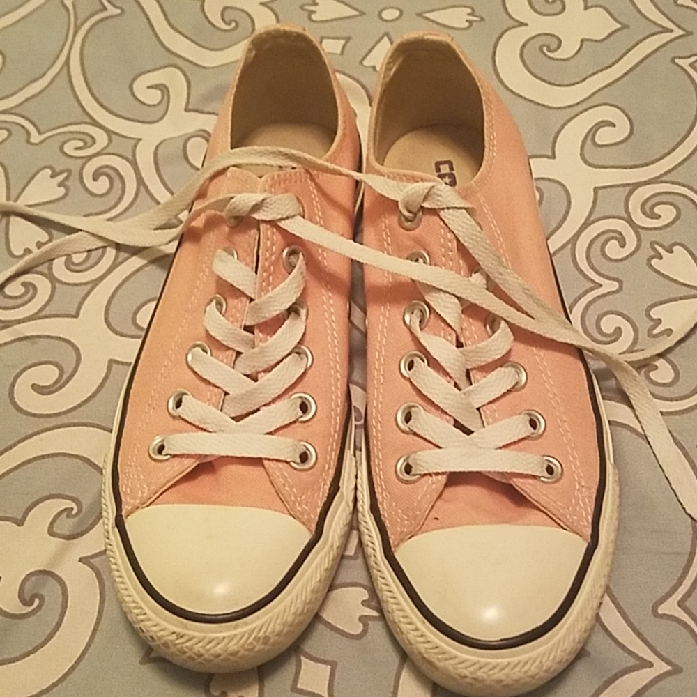 Converse pink sneakers